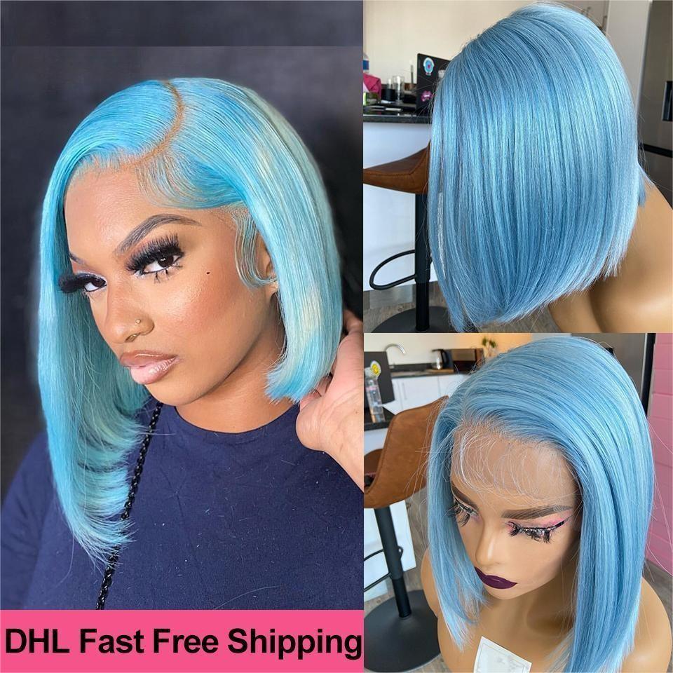 Short Pixie Cut Wig Human Hair Cheap - Kısa, Düz, Bob Peruk, Pixie Kesim