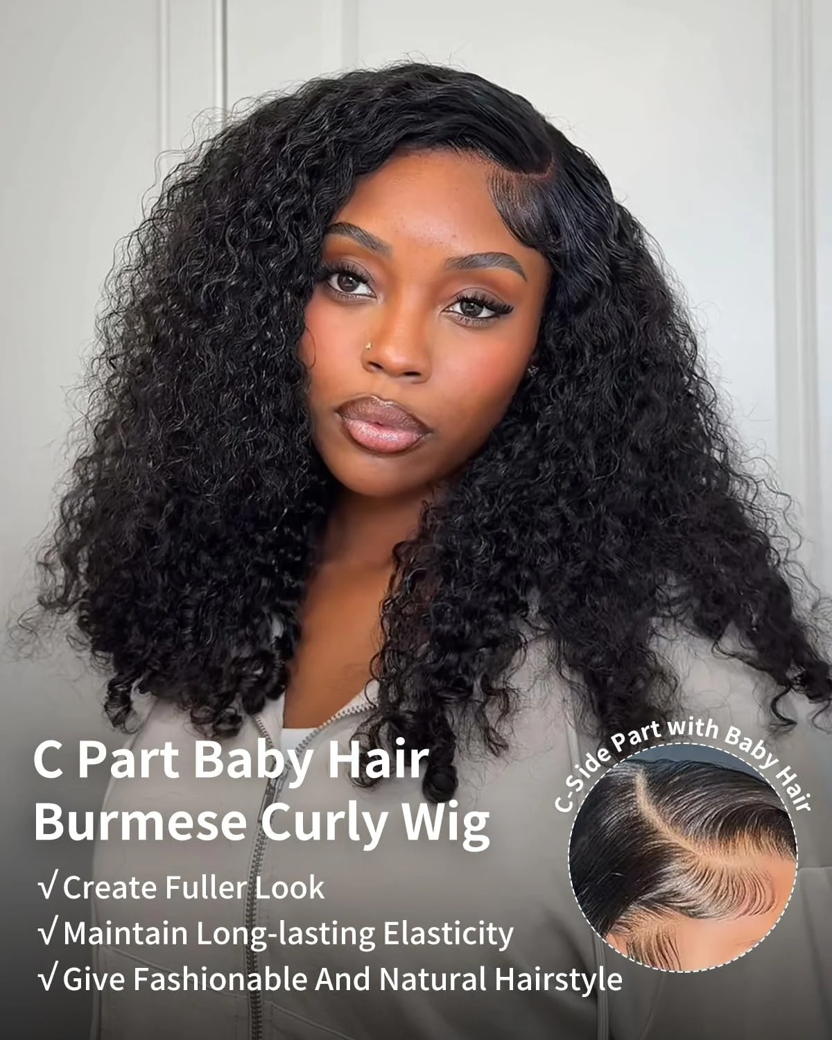 14 16 İnç Kıvırcık Derin Dalga - Glueless Wear And Go Human Hair Wig incelemesi ve fiyatı