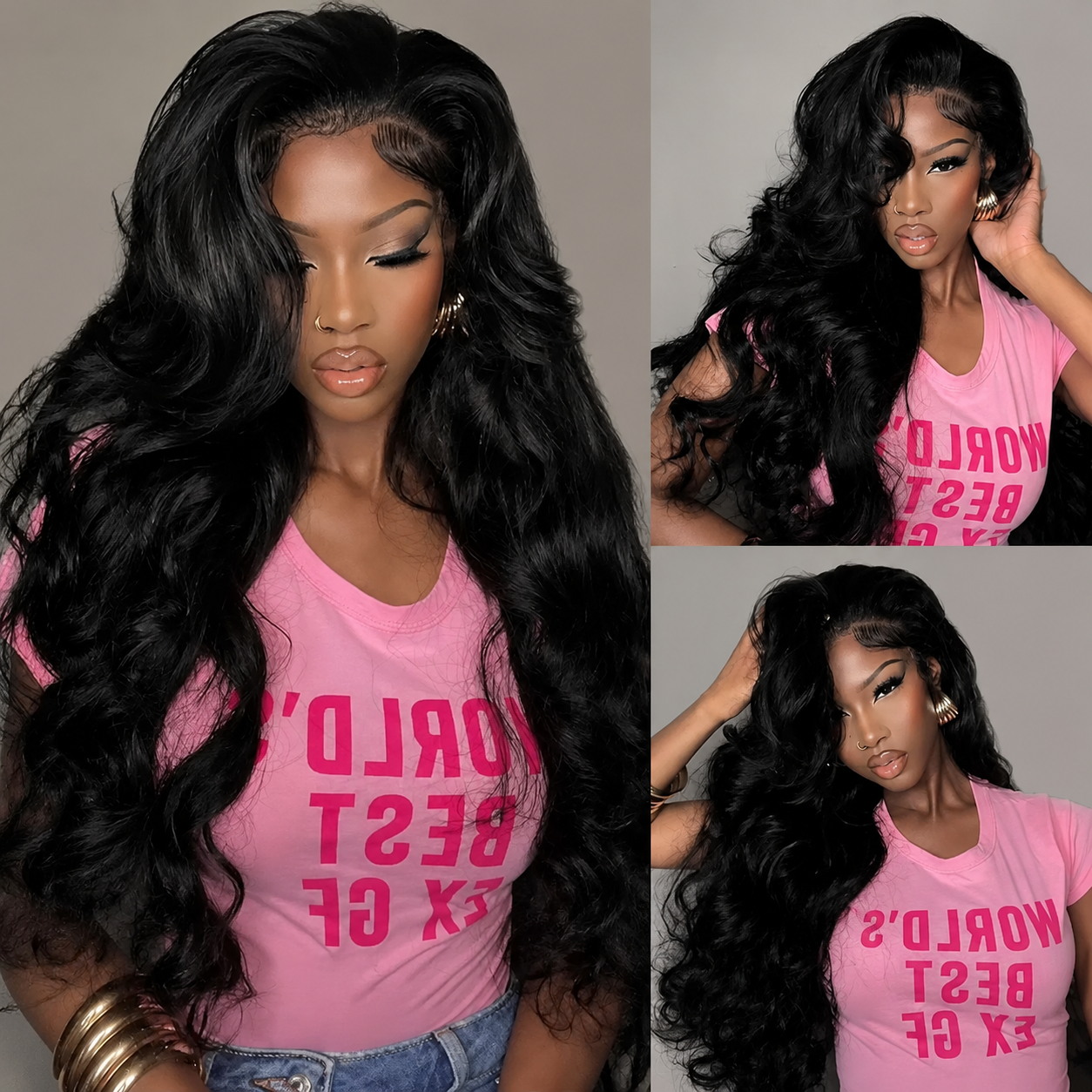 34 inç 13x4 HD Şeffaf Dantel Ö - Hd Lace Frontal Wig Human Hair Pre Plucked incelemesi ve fiyatı