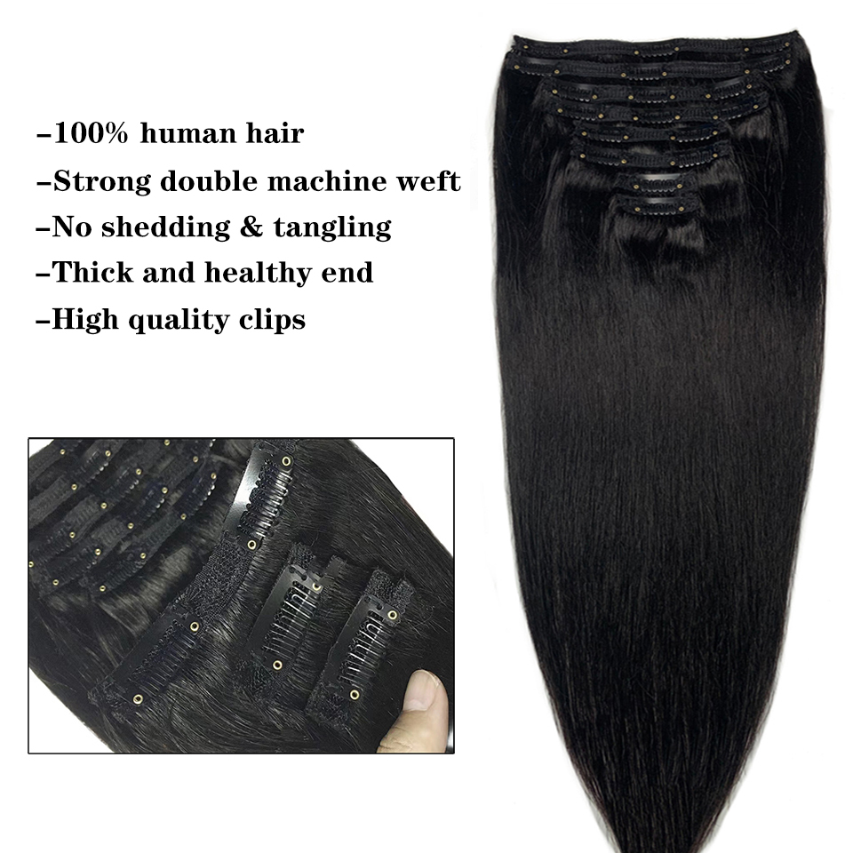 Klipsli Saç Uzatma Seti, Düz,  - Invisible Tape In Extensions Real Hair incelemesi ve fiyatı